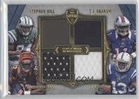 Stephen Hill, T.J. Graham, Mohamed Sanu, T.Y. Hilton #/10