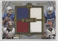 Andrew Luck, Coby Fleener, Robert Griffin III, Josh Gordon #/24