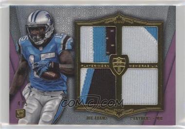 2012 Topps Supreme - Rookie Quad Relics - Violet Patch #SRQR-JA - Joe Adams /5