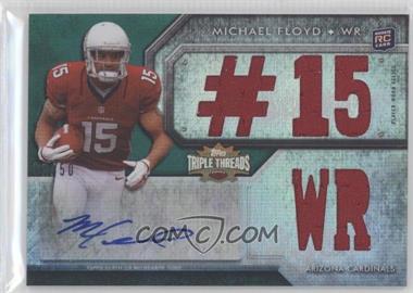 2012 Topps Triple Threads - [Base] - Emerald #114.1 - Michael Floyd (#15 WR) /50