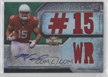 2012 Topps Triple Threads - [Base] - Emerald #114.1 - Michael Floyd (#15 WR) /50