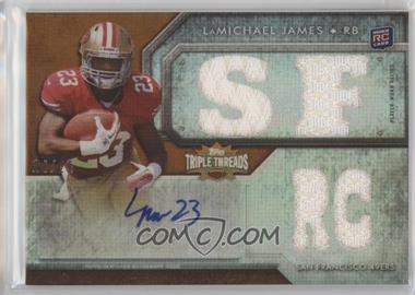 2012 Topps Triple Threads - [Base] - Gold #109.2 - LaMichael James (SF RC) /25