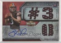 Brandon Weeden (#3 QB) #/99