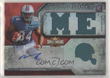 2012 Topps Triple Threads - [Base] #115.3 - Michael Egnew (ME Helmet) /99