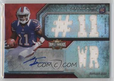 2012 Topps Triple Threads - [Base] #133.1 - T.J. Graham (#11 WR) /99