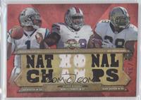 Cam Newton, Marcell Dareus, Mark Ingram #/36