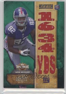 2012 Topps Triple Threads - Relics - Emerald #TTR-35 - Rueben Randle /18