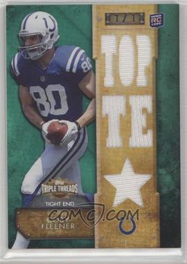 2012 Topps Triple Threads - Relics - Emerald #TTR-45 - Coby Fleener /18