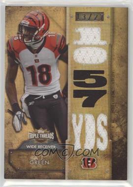 2012 Topps Triple Threads - Relics - Sepia #TTR-67 - A.J. Green /27