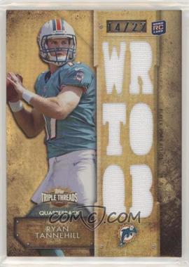 2012 Topps Triple Threads - Relics - Sepia #TTR-9 - Ryan Tannehill /27