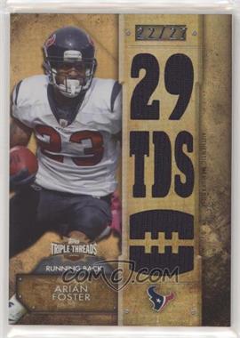 2012 Topps Triple Threads - Relics - Sepia #TTR-90 - Arian Foster /27