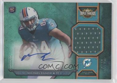 2012 Topps Triple Threads - Rookie Autograph Relics - Emerald #TTRAR-10 - Michael Egnew /50