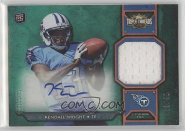 2012 Topps Triple Threads - Rookie Autograph Relics - Emerald #TTRAR-53 - Kendall Wright /50 [EX to NM]