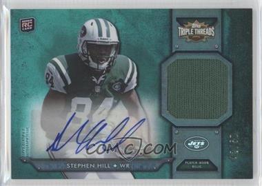 2012 Topps Triple Threads - Rookie Autograph Relics - Emerald #TTRAR-61 - Stephen Hill /50