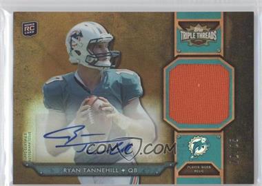 2012 Topps Triple Threads - Rookie Autograph Relics - Gold #TTRAR-44 - Ryan Tannehill /25