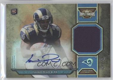 2012 Topps Triple Threads - Rookie Autograph Relics - Sepia #TTRAR-33 - Isaiah Pead /75