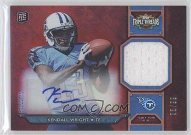 2012 Topps Triple Threads - Rookie Autograph Relics #TTRAR-53 - Kendall Wright /99