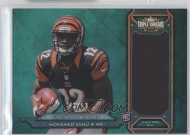 2012 Topps Triple Threads - Rookie Jumbo Relic - Emerald #TTRJR-64 - Mohamed Sanu /50