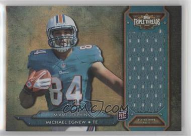 2012 Topps Triple Threads - Rookie Jumbo Relic - Sepia #TTRJR-33 - Michael Egnew /75