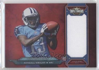 2012 Topps Triple Threads - Rookie Jumbo Relic #TTRJR-26 - Kendall Wright /99