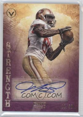 2012 Topps Valor - Centurion Autograph - Strength #CA-VD - Vernon Davis /50