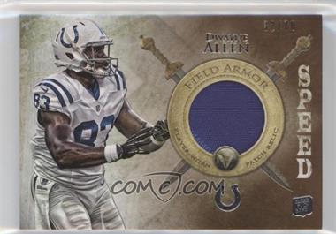 2012 Topps Valor - Field Armor Patch - Speed #FAP-DA - Dwayne Allen /70