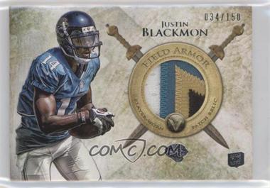 2012 Topps Valor - Field Armor Patch #FAP-JB - Justin Blackmon /150