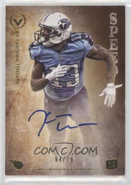 2012 Topps Valor - Legionary Autograph Rookie - Speed #LA-KW - Kendall Wright /70