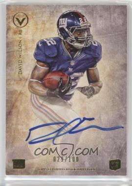 2012 Topps Valor - Legionary Autograph Rookie #LA-DW - David Wilson /100