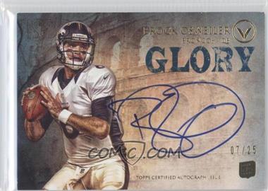 2012 Topps Valor - Valor Autograph Rookie - Glory #VA-BO - Brock Osweiler /25