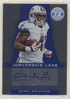 2012 Totally Certified - [Base] - Platinum Blue #132 - Freshman Phenoms Signatures - Jorvorskie Lane /99