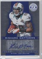 Freshman Phenoms Signatures - Rishard Matthews #/99