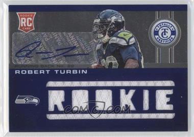 2012 Totally Certified - [Base] - Platinum Blue #227 - Freshman Fabric - Robert Turbin /99