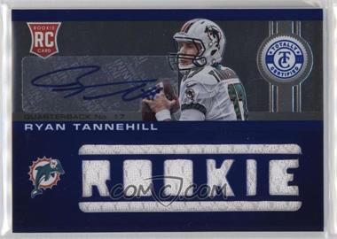 2012 Totally Certified - [Base] - Platinum Blue #232 - Freshman Fabric - Ryan Tannehill /99