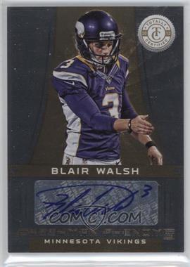 2012 Totally Certified - [Base] - Platinum Gold #110 - Freshman Phenoms Signatures - Blair Walsh /25