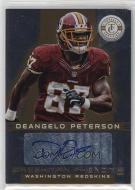 2012 Totally Certified - [Base] - Platinum Gold #122 - Freshman Phenoms Signatures - Deangelo Peterson /10
