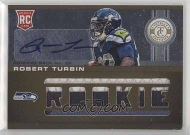 2012 Totally Certified - [Base] - Platinum Gold #227 - Freshman Fabric - Robert Turbin /25 [EX to NM]