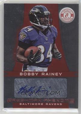 2012 Totally Certified - [Base] - Platinum Red #105 - Freshman Phenoms Signatures - Bobby Rainey /290