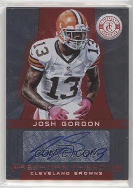 2012 Totally Certified - [Base] - Platinum Red #137 - Freshman Phenoms Signatures - Josh Gordon /290