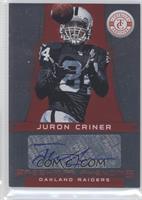 Freshman Phenoms Signatures - Juron Criner #/290