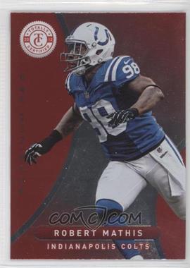 2012 Totally Certified - [Base] - Platinum Red #15 - Robert Mathis