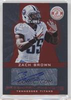 Freshman Phenoms Signatures - Zach Brown #/290