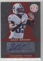 Freshman Phenoms Signatures - Zach Brown #/290