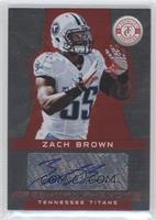 Freshman Phenoms Signatures - Zach Brown #/290