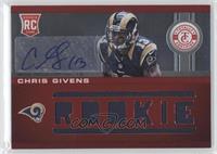 Freshman Fabric - Chris Givens #/199