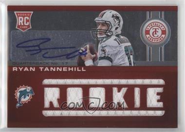 2012 Totally Certified - [Base] - Platinum Red #232 - Freshman Fabric - Ryan Tannehill /199