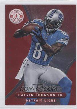 2012 Totally Certified - [Base] - Platinum Red #39 - Calvin Johnson Jr.