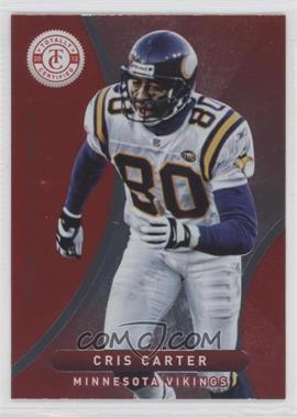 2012 Totally Certified - [Base] - Platinum Red #93 - Cris Carter