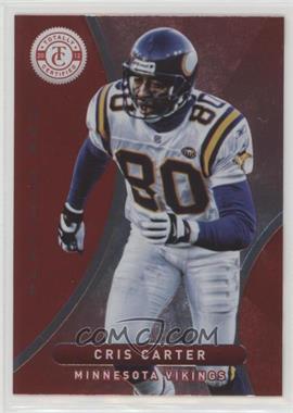 2012 Totally Certified - [Base] - Platinum Red #93 - Cris Carter