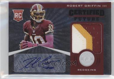 2012 Totally Certified - Certified Future Signature Materials - Prime #1 - Robert Griffin III /49